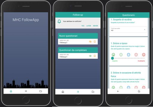 Schermate Follow-app
